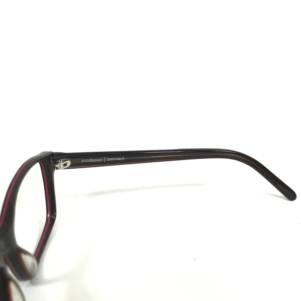 Prodesign Denmark Eyeglasses Frames 1720 c.5022 Brown Pink Square 54-16-140